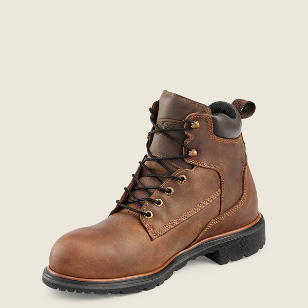 Safety Støvler Herre - Red Wing Dynaforce® - 6-Inch Toe - Brune - TLSEAM-580